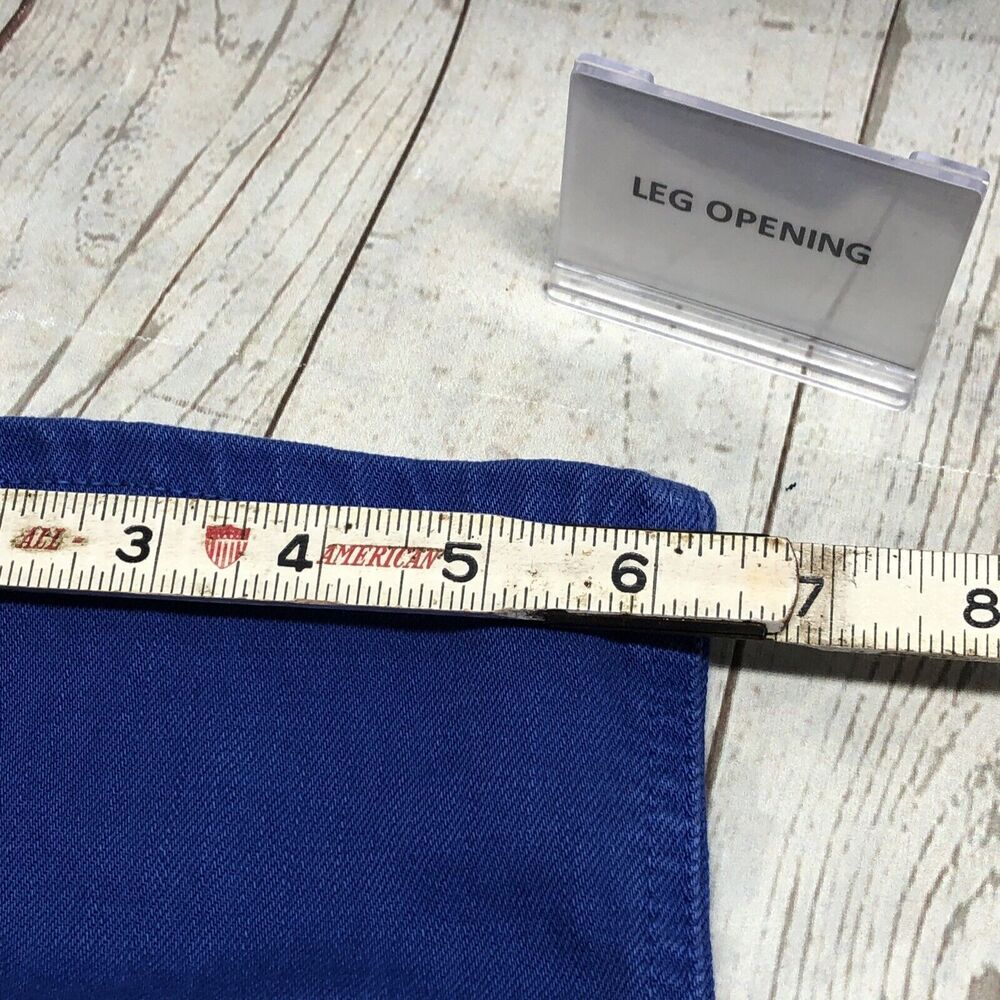 J. Crew Womens Jeans Size 26 RegularMatchstick Stretch Cobalt Blue Low Rise - Picture 8 of 12